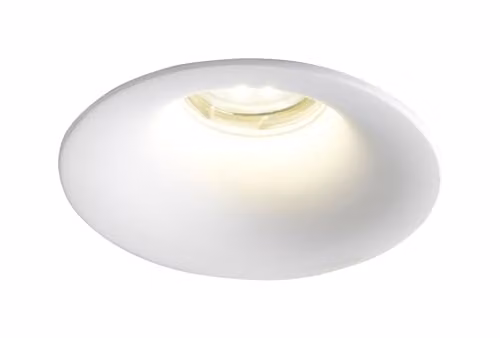 InLight Martos Cylindrical Wall Light in White Plaster