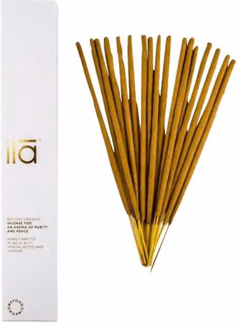Ila Natural Floral and Woody Incense Sticks in Gold