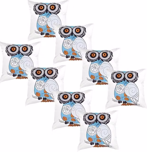 Gardenista Owl Printed Outdoor Scatter Cushion, Multicolour, Square, Polyester