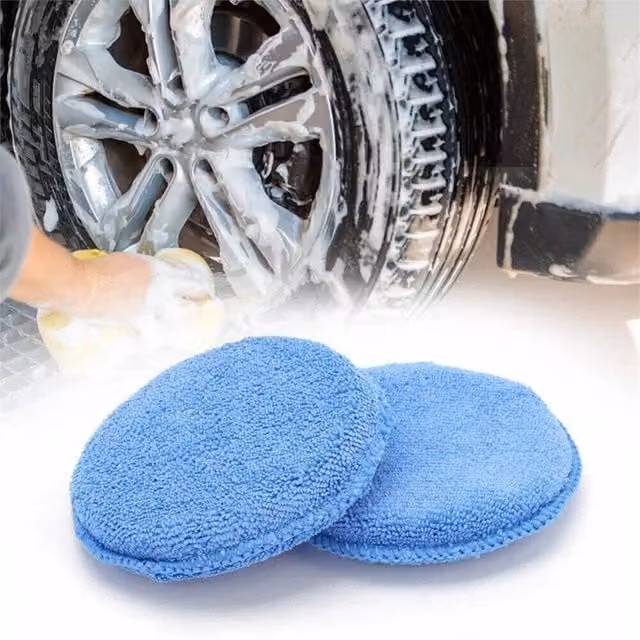 Nordara 20-Piece Blue Microfiber Car Polishing Pads and Wax Applicator Foam Sponges – 1