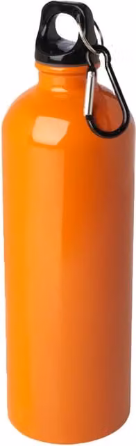 Floso Oregon Stainless Steel Single Wall Water Bottle, 750ml, Orange