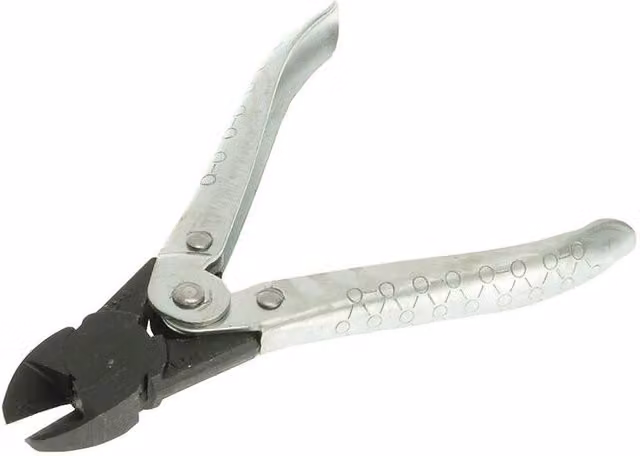 Maun Silver Steel Diagonal Cutting Nipper Side Cutter 140 mm