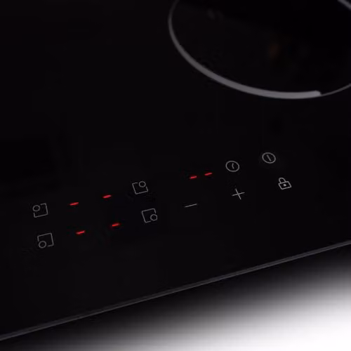 Montpellier MCH59 Black Ceramic Electric Built-in Hob with 4 Zones and Timer – 3