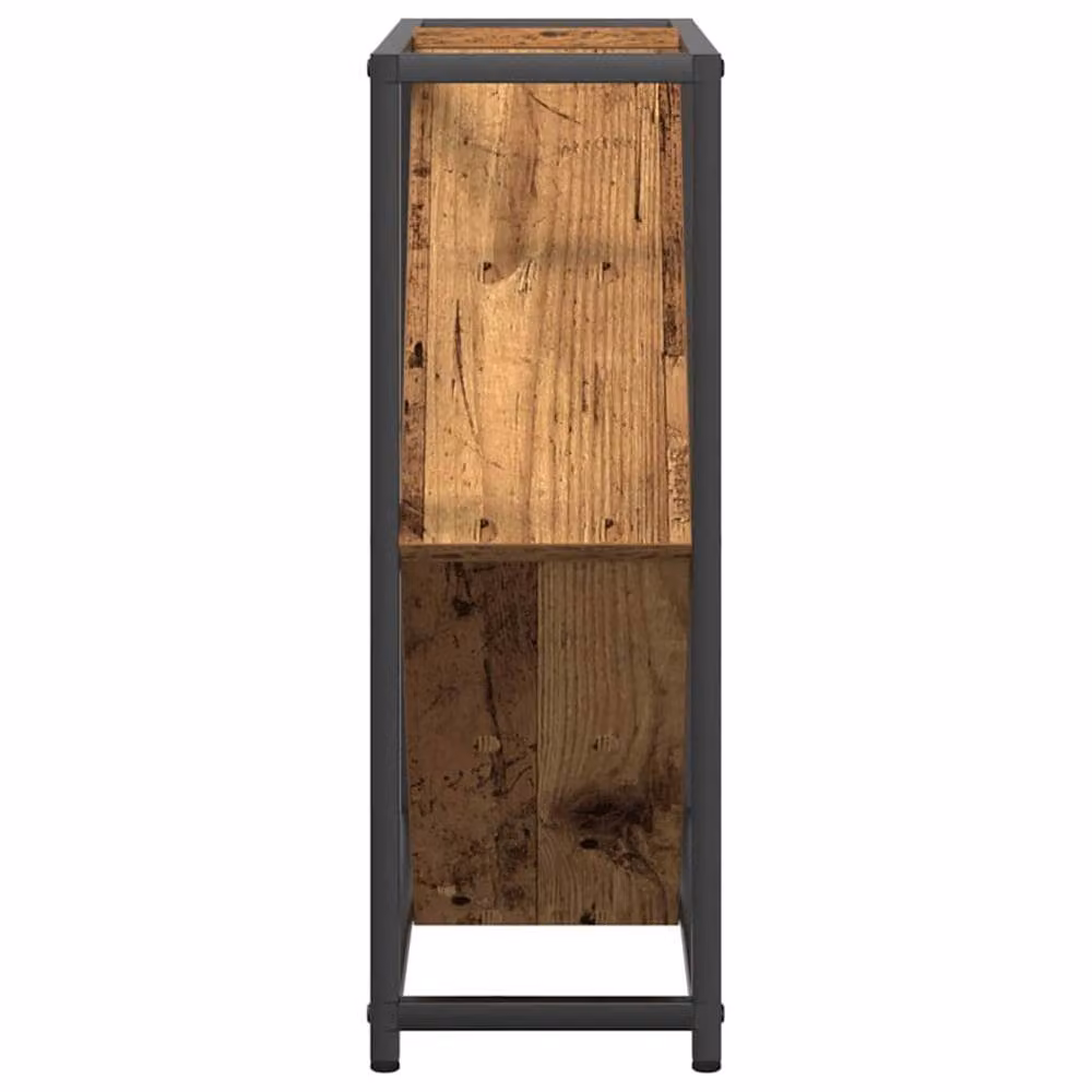 Berkfield Home Charming Rustic Wine Rack in Brown, W/D/H: 51 x 18 x 52.5 cm – 5