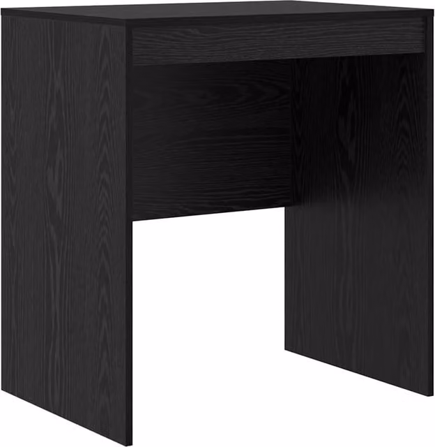 Berkfield Home Modern Writing Desk in Black Oak, W/D/H: 70 x 50 x 76 cm