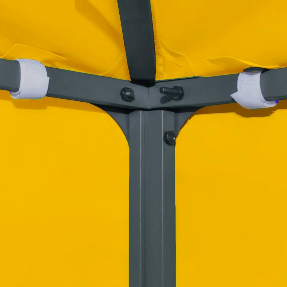 Berkfield Home Durable 2-Tier Gazebo Top Cover, Yellow, W: 4 m, D: 3 m – 2