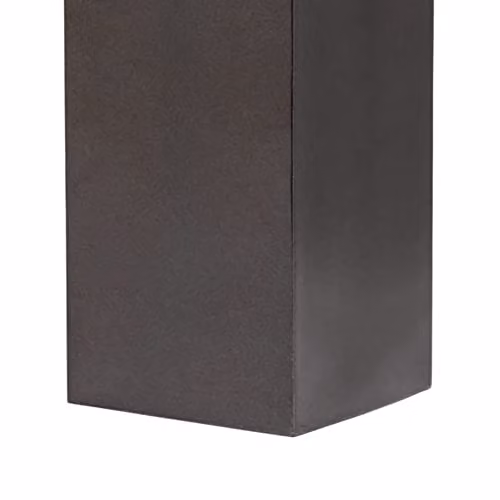 Primrose Metallic Grey Polystone Tall Cubic Outdoor Garden Planter Tub, W/D/H: 60 x 60 x 30 cm – 5