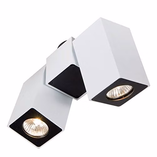Netlighting Linea Verdace Squad Single Ceiling Spotlight in White