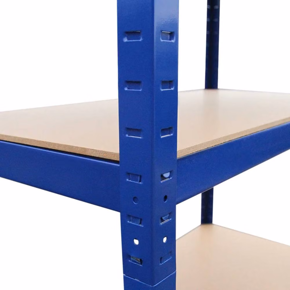 Monstershop T-Rax Blue Steel Metal Racking Units, Set of 9, Black and Blue, W/D/H: 90 x 45 x 180 cm – 4