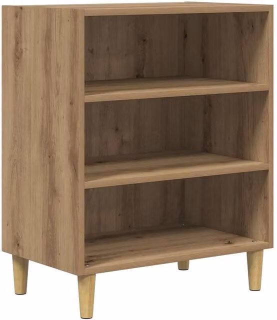 Berkfield Home Artisan Oak Sideboard in Brown, W/D/H: 57 x 35 x 75 cm – 1