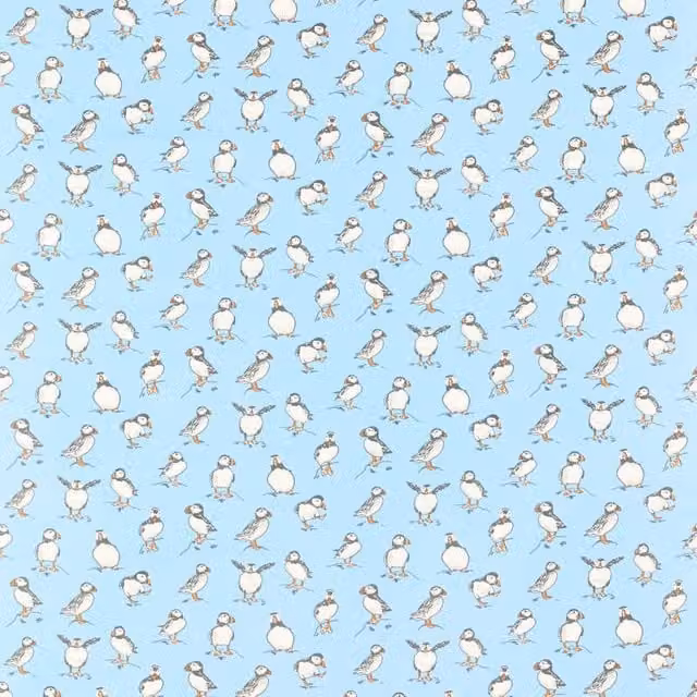 Clarke & Clarke Atlantic Fabric in Powder Blue