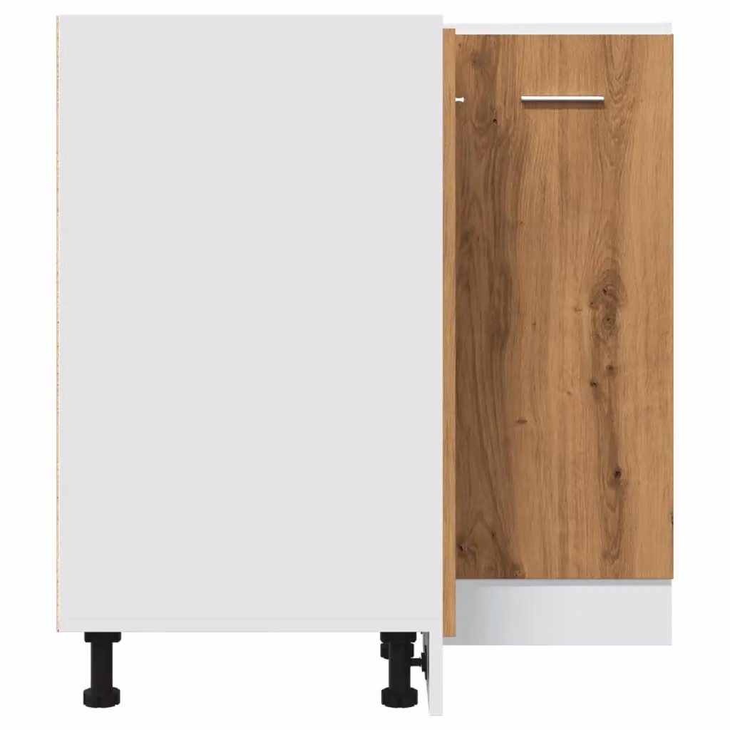 Berkfield Home Lyon Artisan Oak Kitchen Cabinet in Brown, W/D/H: 75.5 x 75.5 x 81.5 cm – 2