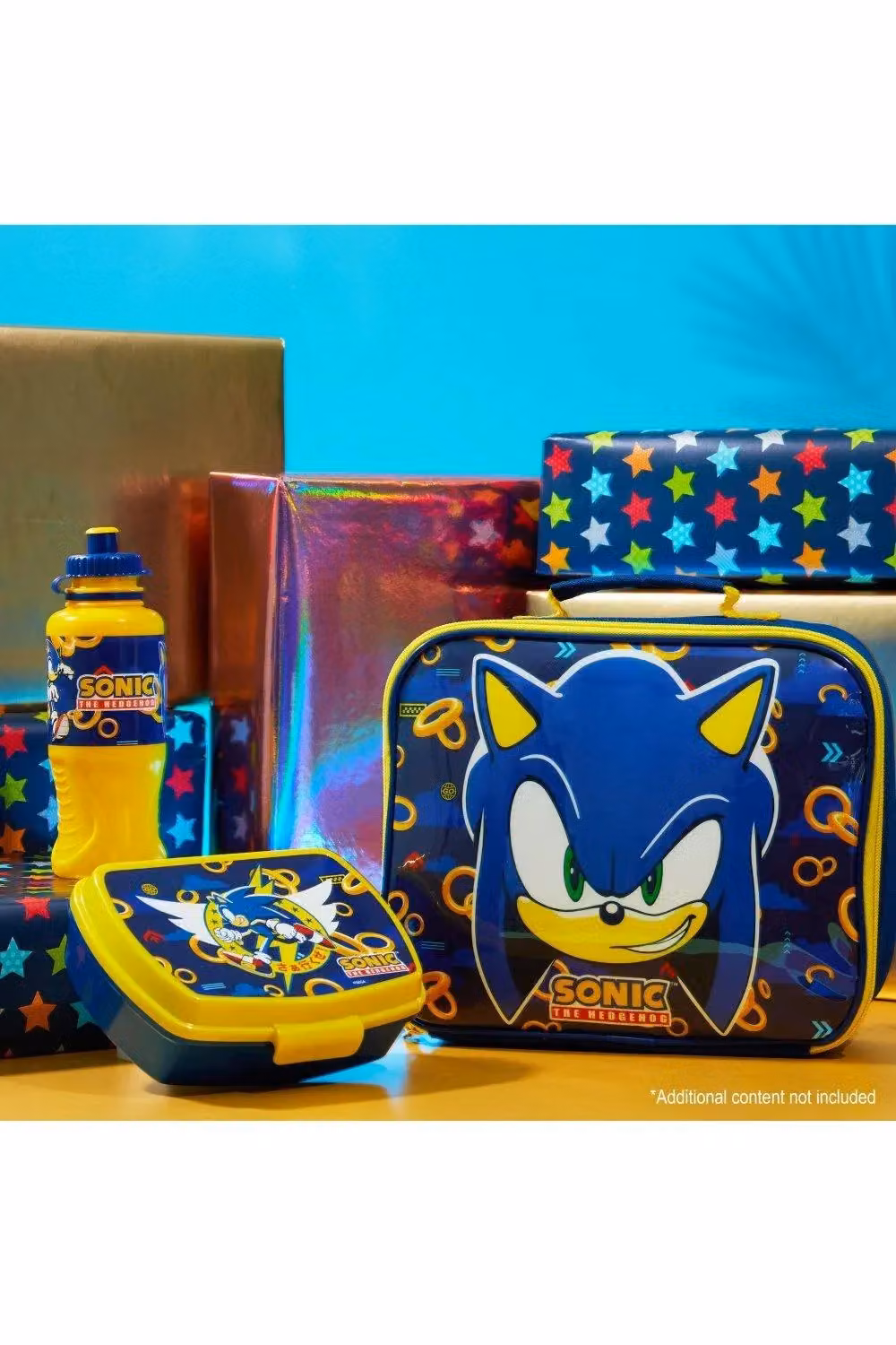 Get Trend Sonic the Hedgehog 3 Piece Insulated Lunch Set with 430ml Water Bottle, Multicolour – 7