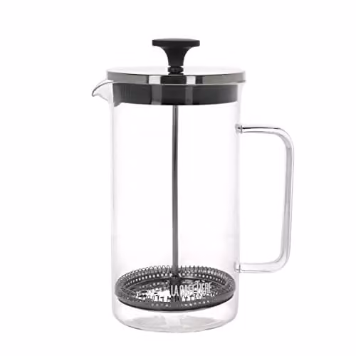 La Cafetiere All-Glass French Press Coffee Maker, 1L, Transparent – 1