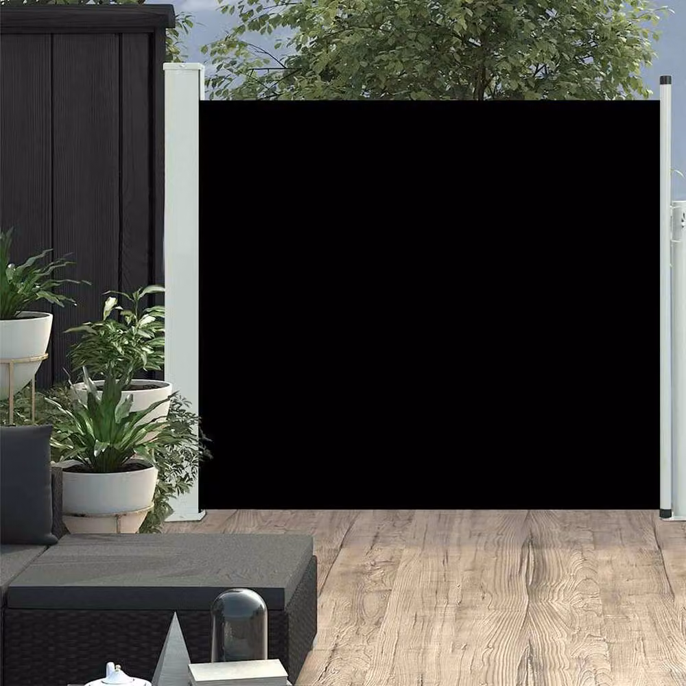 Berkfield Home Patio Retractable Side Awning in Black, W/H: 100 x 300 cm – 2