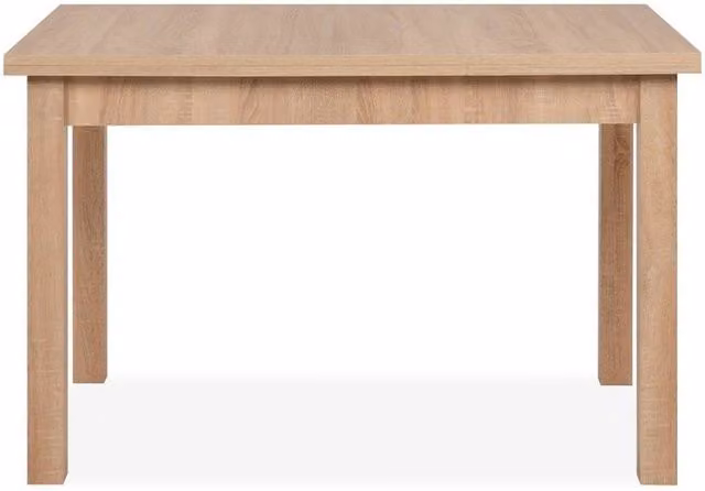 CALICOSY Longford Extendable Dining Table in Sonoma Oak Finish, Light Brown