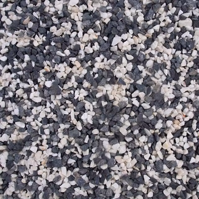 Buttercup Farm Tudor Marble Garden Stones Premium Aggregate Bulk Bag 850 kg in Black, White and Multicolour