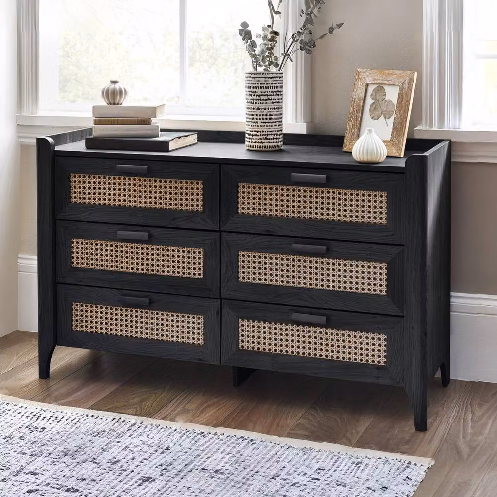 Cheshire Pacifica 6 Drawer Wide Chest in Black – 3