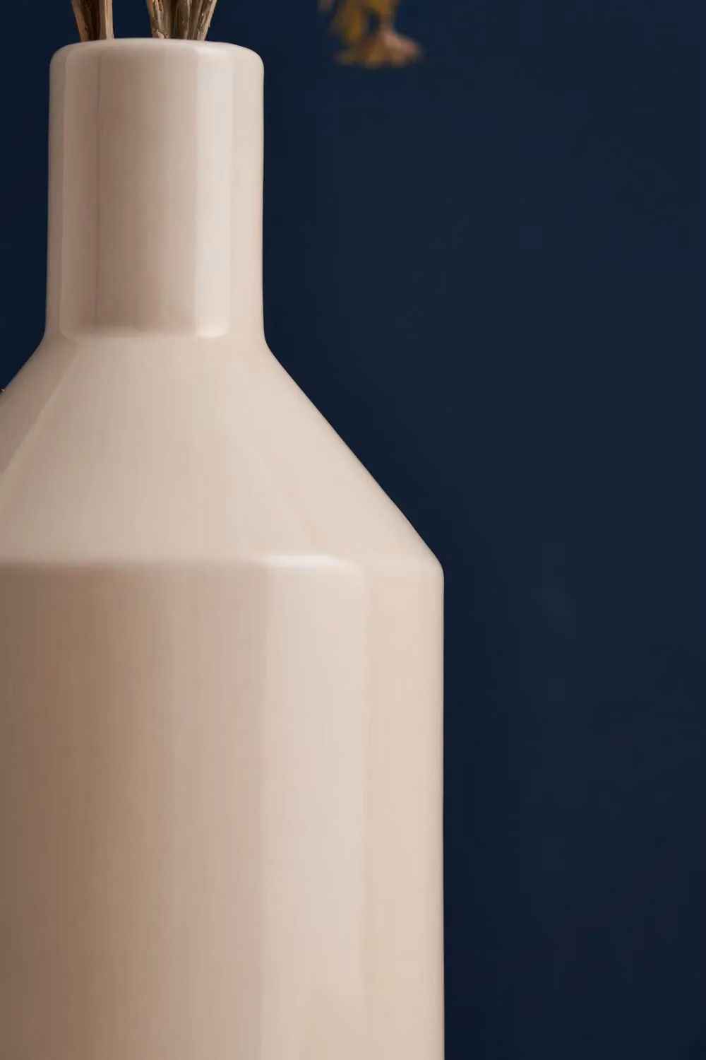 BHS Ceramic Bottle Vase in Cream and Beige – 3