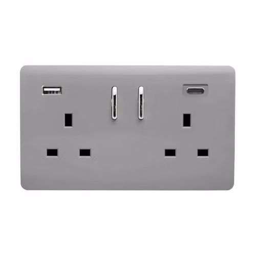 Trendi Grey Flush Socket – 2