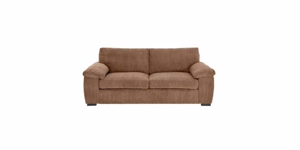 LUXURY LIFE Amalfi Collingdale Jumbo Cord Fabric Sofa Set in Light Brown – 2