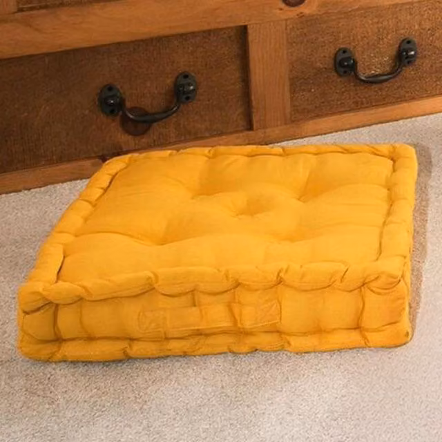 Roseley Ergonomic Square Booster Chair Pads in Yellow