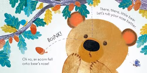 Usborne There There Little Bear Touchy Feely Board Book, Multicolour – 2