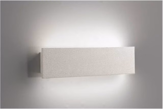 Netlighting PARKER Outdoor LED Up Down Wall Light, White, IP65, 600lm, 4000K, W: 40 cm, D: 10.2 cm, H: 4.5 cm