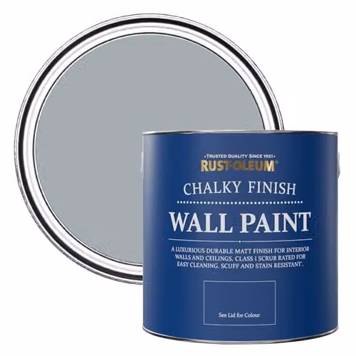 Rust-Oleum Mineral Grey Chalky Matt Water-Based Wall Paint 2.5L