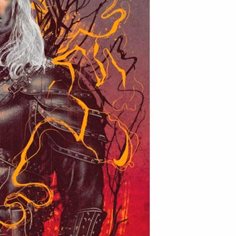 The Witcher Abstract Graphic Paper Poster in Brown – 2