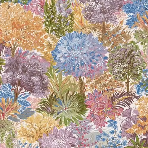 Grandeco Blossom Tree Floral Botanical Textured Wallpaper, Multicolour