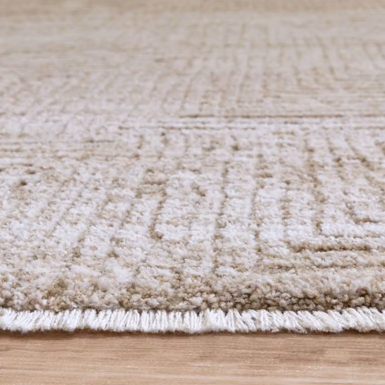 The Rug Shop UK Modern Abstract Area Rug in Sand and Beige, W/D: 240 x 320 cm