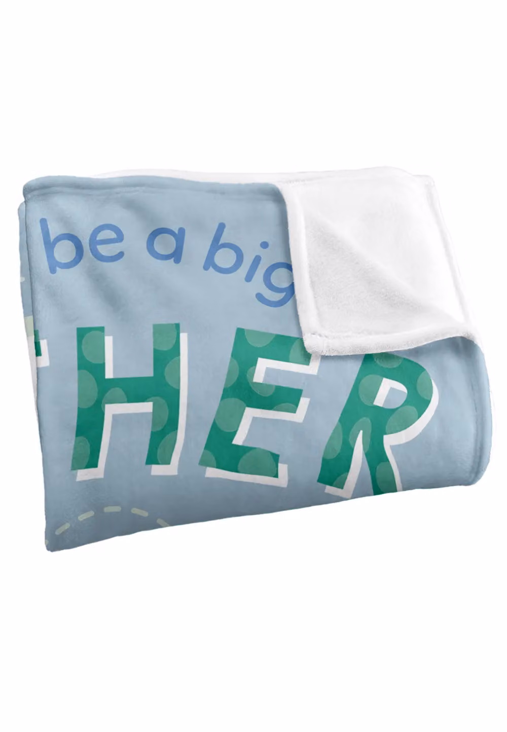 Hasbro Peppa Pig George Pig Big Brother Silky Touch Fleece Blanket, White, W/D/H: 152.4 x 127 x 1 cm – 2