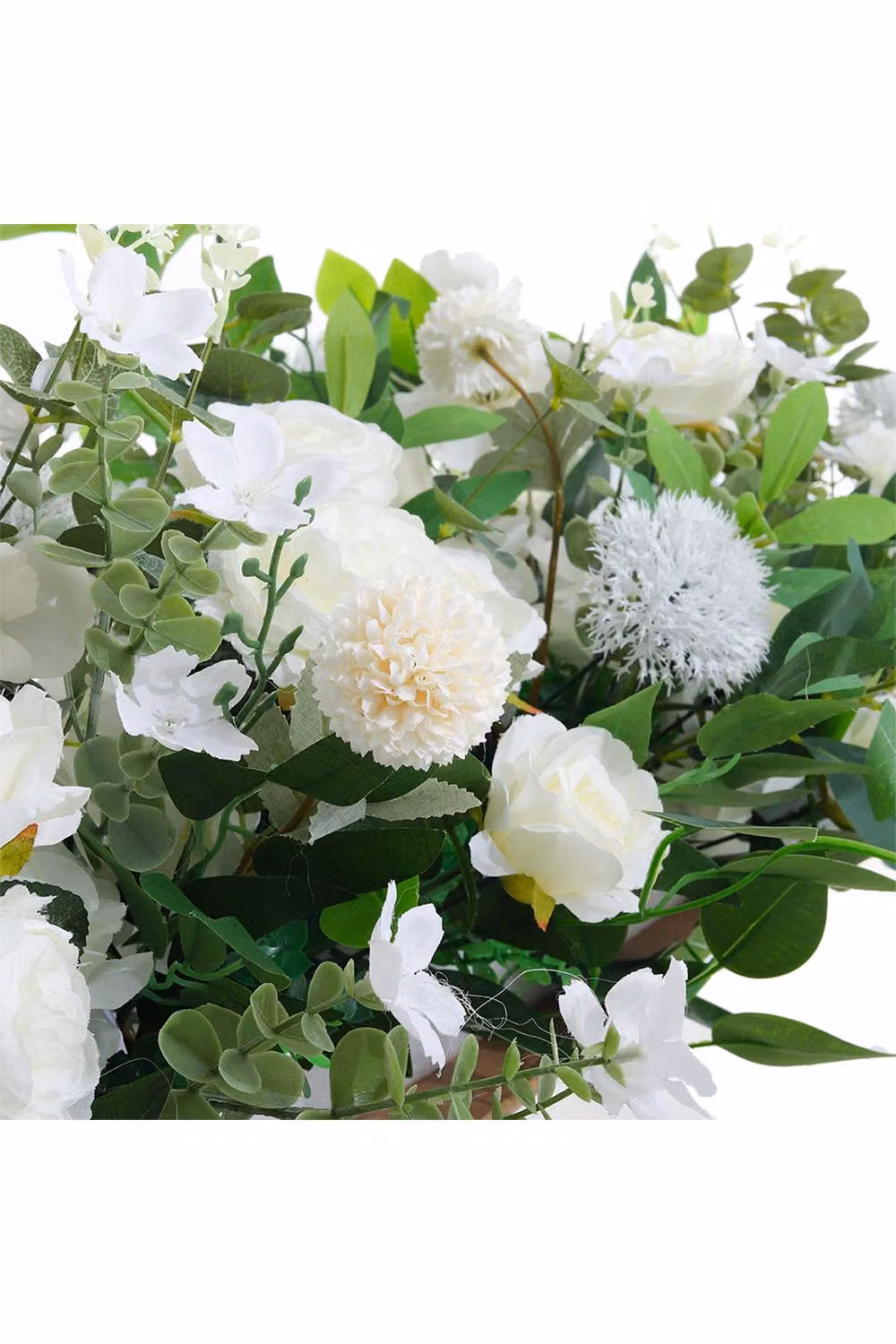 ExtraStar White Peony and Rose Artificial Floral Wedding Aisle Decor – 2