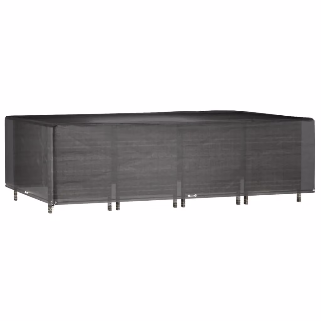 Berkfield Home Rectangular Garden Furniture Cover with 16 Eyelets, Black, W: 325 cm, D: 205 cm, H: 90 cm – 2