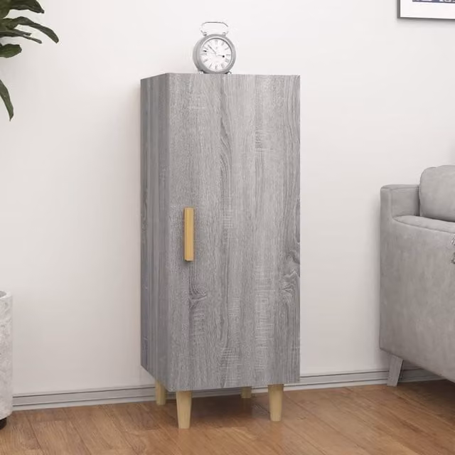 Berkfield Home Grey Sonoma Sideboard in Engineered Wood, W/D/H: 34.5 x 34.5 x 90 cm – 1