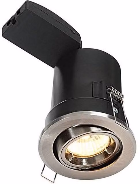 Netlighting Shieldplus Fire Rated Recessed Adjustable Tilt Downlight GU10 in Grey