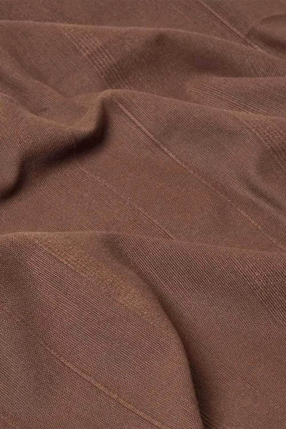 Homescapes Cotton Rajput Ribbed Throw in Brown, W/D/H: 360 x 255 cm – 3