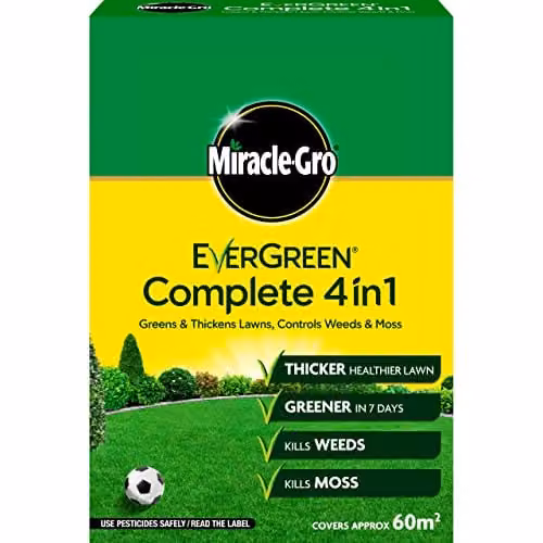Miracle-Gro EverGreen Complete 4 in 1 Lawn Granulate, 2.1kg for 60m2 – 1