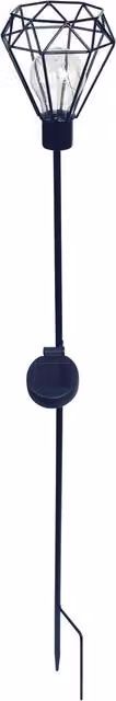 Luxform Solar LED Metal Wire Stake Light Diamond in Green