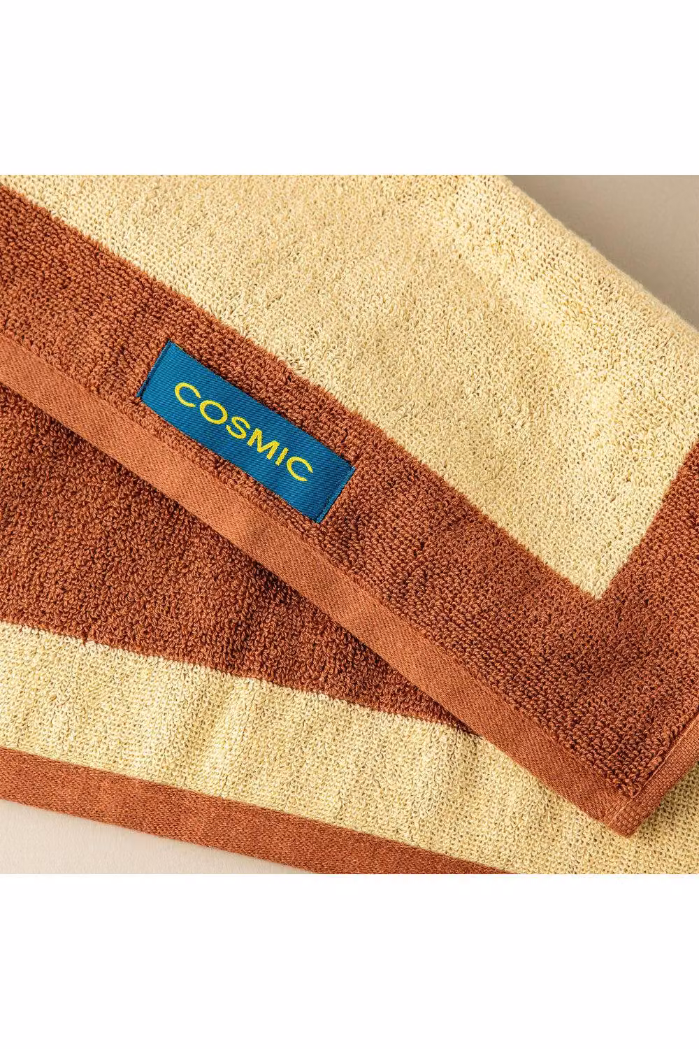 Cosmic Soft and Absorbent Quick-drying Terry Towel, Beige, W: 30 cm, H: 50 cm, 600gsm – 2