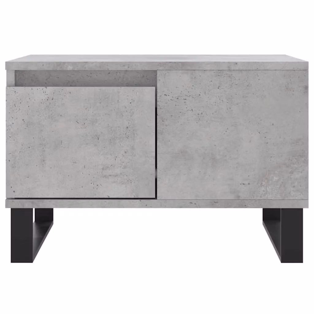 Berkfield Home Modern Square Coffee Table in Grey Concrete Finish, W/D/H: 55 x 55 x 36.5 cm – 2