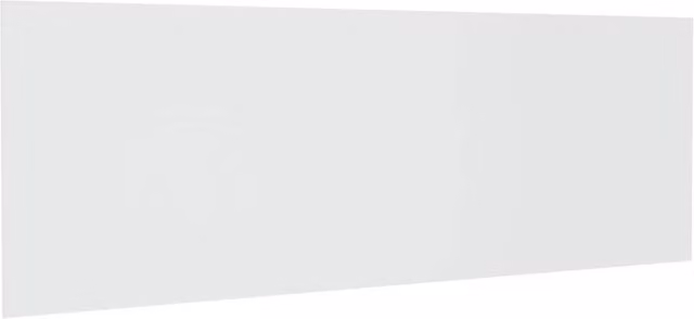 Berkfield Home Classic Wall Mount Headboard in White, W/D/H: 240 x 1.5 x 80 cm