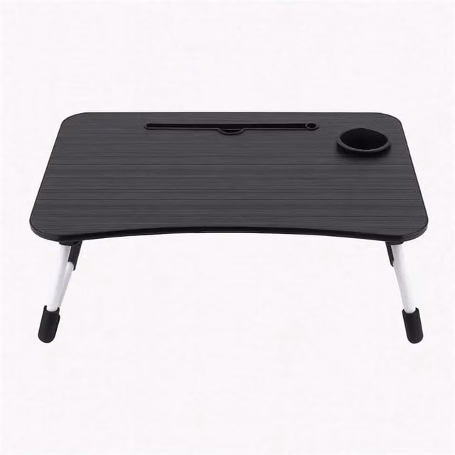 VOGREX Foldable Laptop Table and Portable Lap Desk in Black – 1
