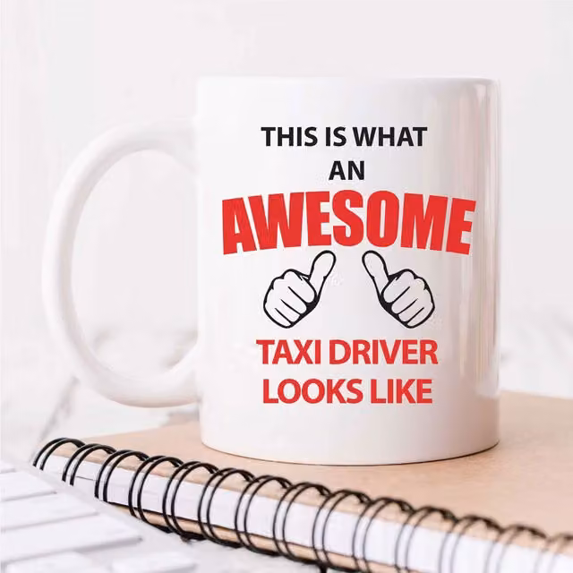 60 Second Makeover Limited This Is What An Awesome Taxi Driver Looks Like Ceramic Mug, White, 11oz – 1