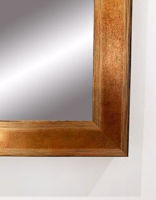 Benjamin Tate Design LTD Chicago Lux Wall Mirror in Bronze, Black and Copper, 93 cm