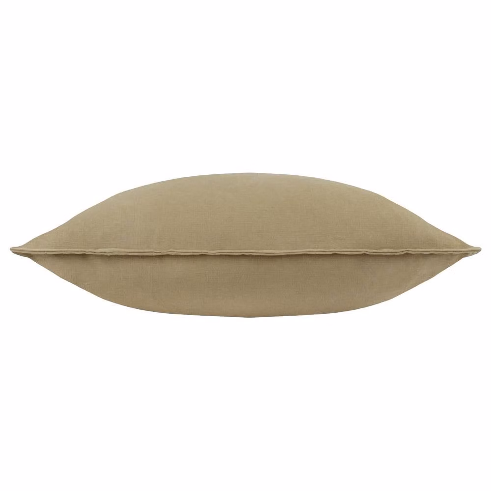 Riva Home Plain Green Square Cotton and Polyester Cushion, W/D/H: 50 x 50 x 50 cm – 2