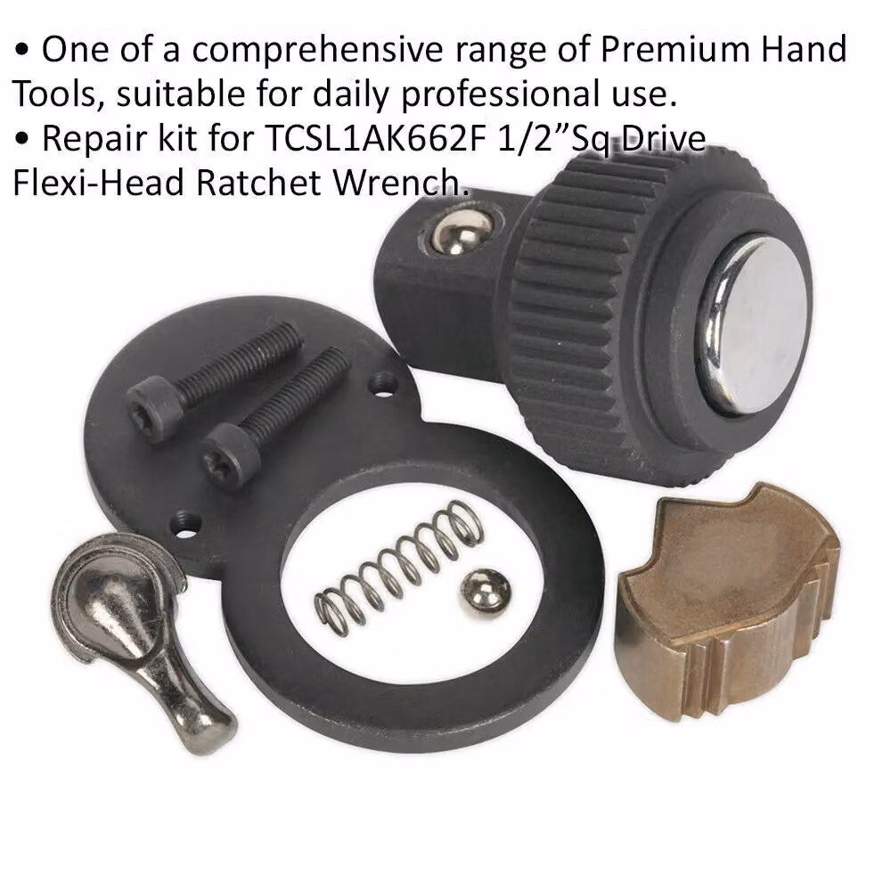 Loops 1/2 Inch Sq Drive Repair Kit for ys01591 48-Tooth Ratchet Wrench, Multicolour – 2