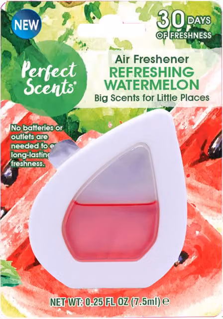 Perfect Scents Bathroom Air Freshener Refreshing Watermelon, 7.5ml, Pink