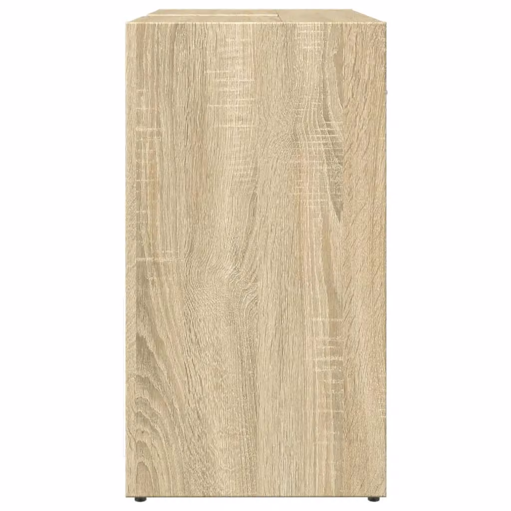 Berkfield Home Sonoma Oak Bathroom Sink Cabinet in Brown, W/D/H: 60 x 33 x 60 cm – 2